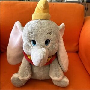 Disney Store Authentic Dumbo The Elephant Plush Toy Stuffed Animal 15" EUC
